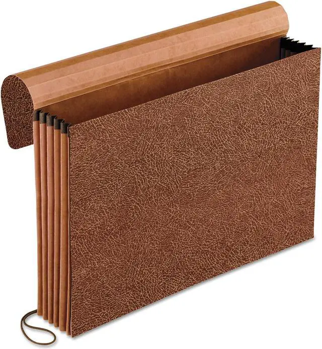 Main image of Pendaflex Standard Expanding Wallet 5 1/4 Exp Straight Cut 1 Pocket Legal Redrope 1076GLOX