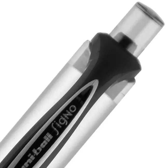 Alt view image 14 of 16 - Uni-Ball 65870 - Gel Impact 207 Retractable Pen 1 mm Pen Point Size - Black Ink - 1 Each
