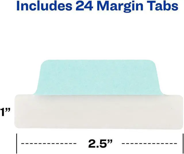 Alt view image 16 of 16 - Avery Tab,3.5"w,Pstl,24/Pk,Ast 74769