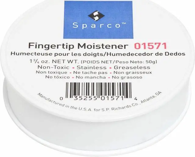 Main image of Sparco Fingertip Moistener Nonskid Back 1-3/4 oz. 01571