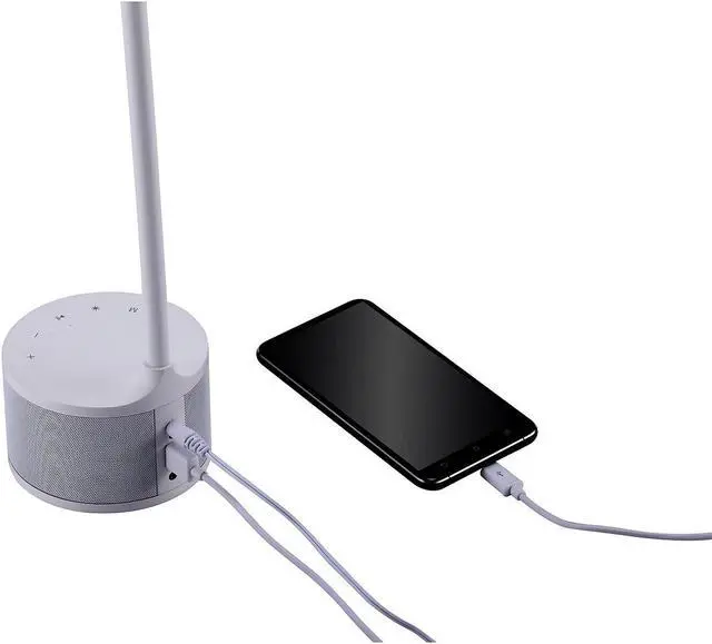 Alt view image 4 of 7 - Bostitch LED Desk Lamp with Bluetooth Speaker & VLED1817-BOS