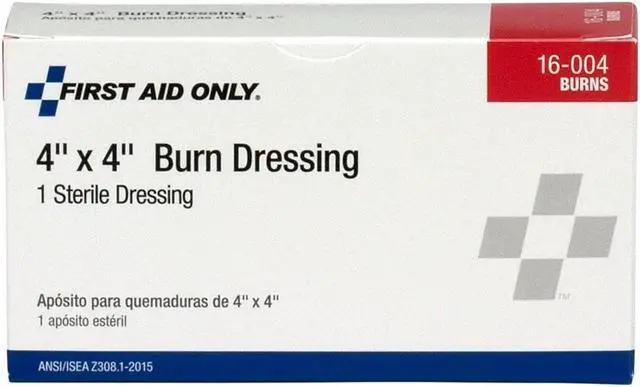Alt view image 5 of 7 - First Aid Only SmartCompliance Refill Burn Dressing 4 x 4 White 16004