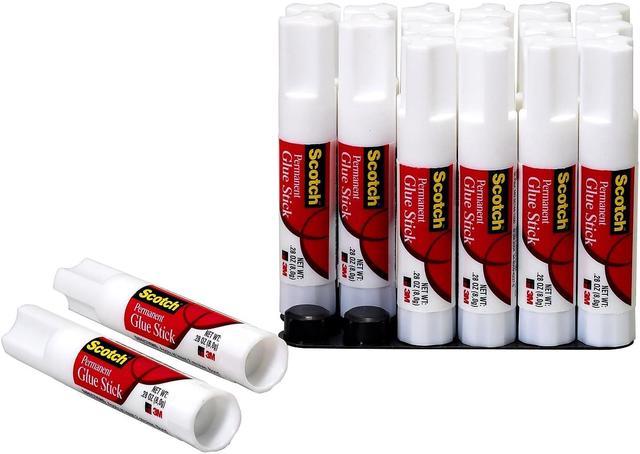 3M 600818 Permanent Glue Stick .28 oz 18 Pack 