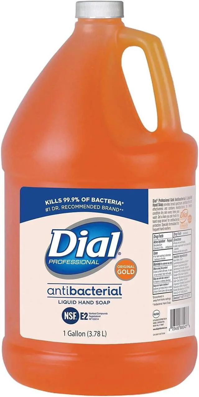 Alt view image 4 of 6 - Dial 88047 Gold Antimicrobial Soap, Floral Fragrance, 1gal Bottle,1 Each