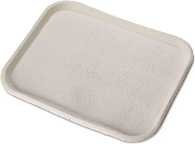 Main image of Chinet Savaday Molded Fiber Food Trays 14 x 18 White Rectangular 100/Carton