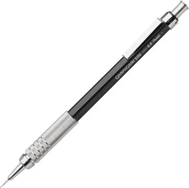 Alt view image 3 of 3 - Pentel Graphgear 500 Pencils Refillable .5mm Black PG525A