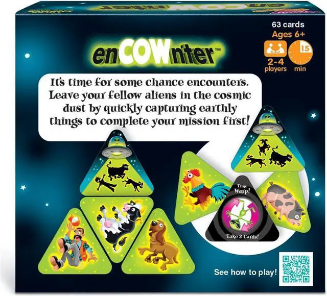 Alt view image 4 of 5 - Trend Enterprises TREND enCOWnter Three Corner Card Game (T-20004)