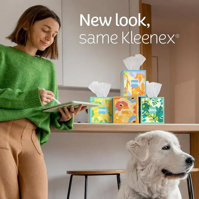 Alt view image 2 of 7 - Kleenex Boutique Lotion Facial Tissue 3-Ply 60 Sheets/Box 27/Carton (25829) 54271CT