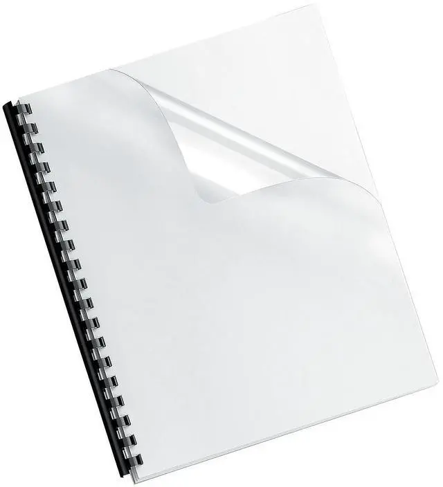 Alt view image 4 of 11 - FELLOWES Fellowes Transparent PVC Covers - Letter, 25 Pack