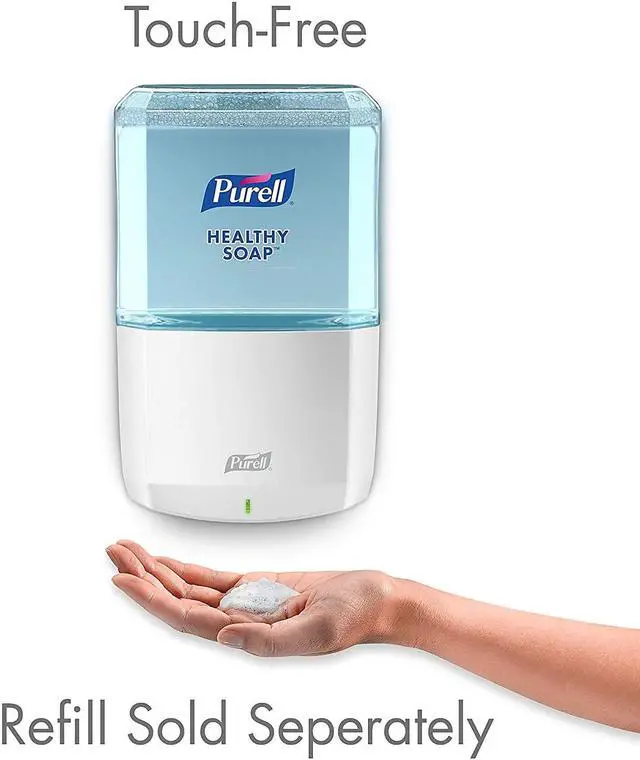 Alt view image 7 of 12 - ES8 Soap Touch-Free Dispenser, 1200mL, 5.25" x 8.56" x 12.13", White 773001