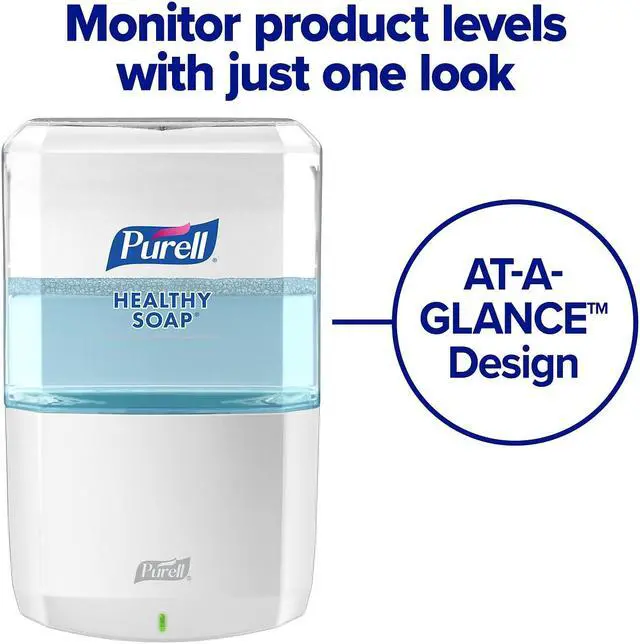Alt view image 10 of 12 - ES8 Soap Touch-Free Dispenser, 1200mL, 5.25" x 8.56" x 12.13", White 773001