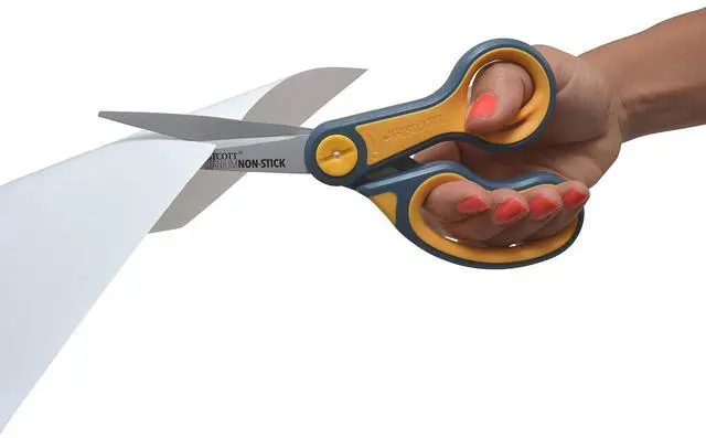 Alt view image 4 of 6 - Westcott Non-Stick Titanium Bonded Scissors 8" Straight 14849