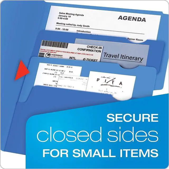 Alt view image 17 of 17 - TOPS Products Multi Section File Folder Pkt Ltr 24/PK Assorted 10772