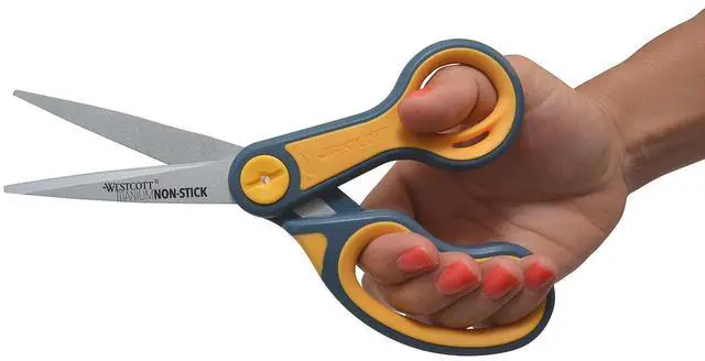 Alt view image 5 of 6 - Westcott Non-Stick Titanium Bonded Scissors 8" Straight 14849
