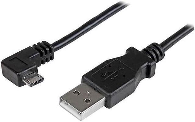 Alt view image 7 of 8 - StarTech 1m 3 ft Right Angle Micro-USB Charge-and-Sync Cable M/M - USB 2.0 A USBAUB1MRA