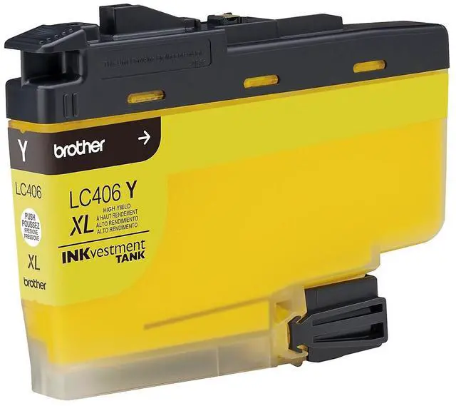 Alt view image 5 of 12 - Brother LC406XLYS INKvestment High-Yield Ink 5000 Page-Yield Yellow