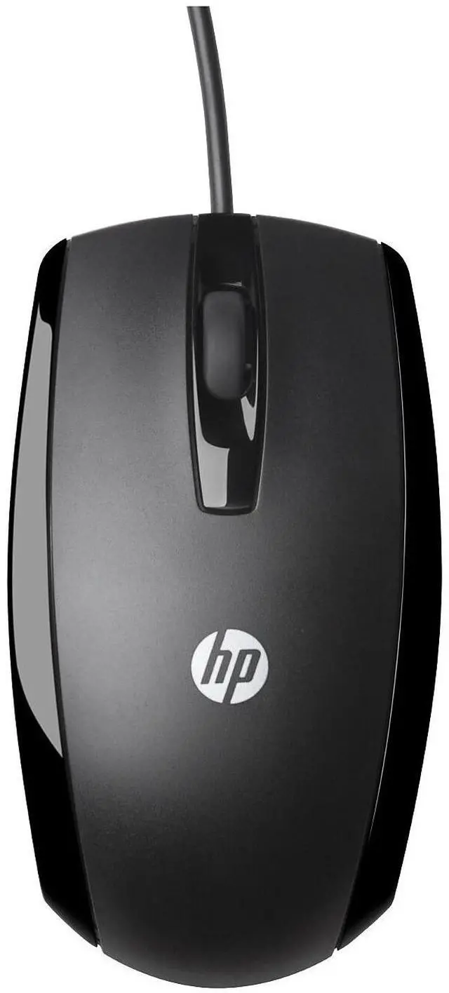 Alt view image 10 of 12 - HP X500 Wired Mouse - Optical - Cable - USB - Scroll Wheel - 3 Button(s) - Symmetrical