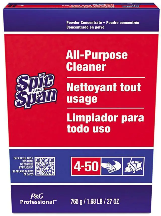 Alt view image 2 of 15 - P&G 31973 Spic and Span All-Purpose Cleaner, Powder - 27 oz (1.69 lb) - 1 Each - Orange