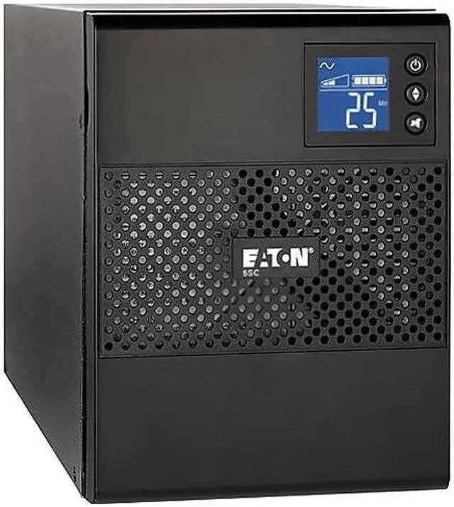 Alt view image 5 of 15 - Eaton 5SC1500 5SC UPS 1500 VA 1080 Watt 120V Line-Interactive Battery Backup Tower USB - Tower - 5 Minute Stand-by - 110 V AC Input - 8 x NEMA 5-15R -