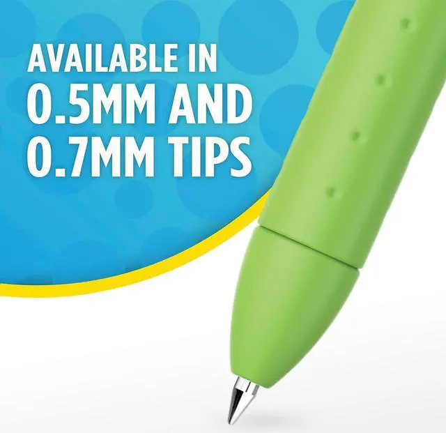 Alt view image 16 of 18 - InkJoy Gel Pen, Retractable, Micro 0.5 mm, Blue Ink, Blue Barrel, Dozen 1951722