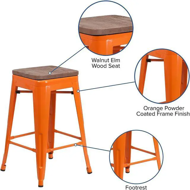Alt view image 13 of 15 - 2 Pk. Contemporary Gray Vinyl Bucket Seat Adjustable Height Barstool with Chrome Base