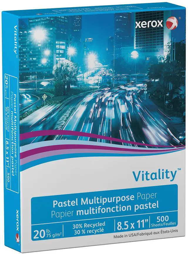 Alt view image 2 of 11 - Xerox Vitality Pastel Multipurpose Paper 8 1/2 x 11 Yellow 500 Sheets/RM 3R11053
