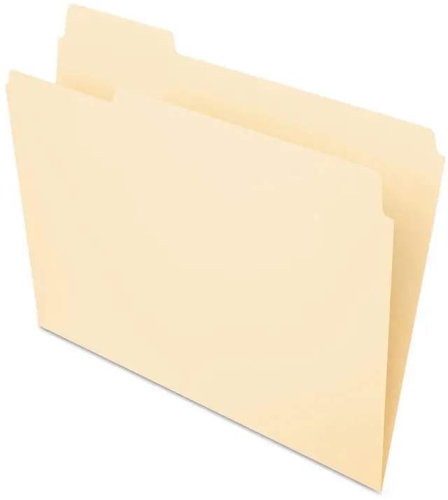 Alt view image 8 of 14 - Pendaflex Essentials File Folders 1/3 Cut Top Tab Letter Manila 100/Box 75213