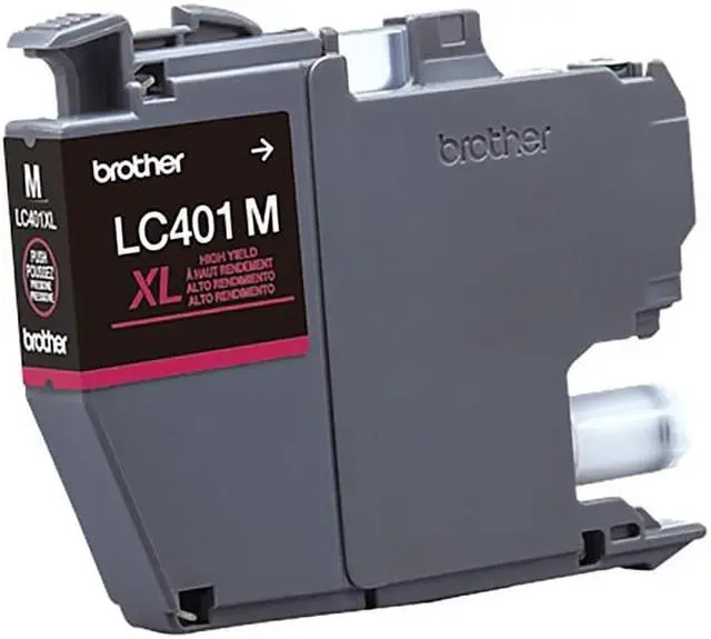 Alt view image 12 of 14 - Brother LC401 Magenta High Yield Ink Cartridge Prints Up to 500 Pages (LC401XLMS)