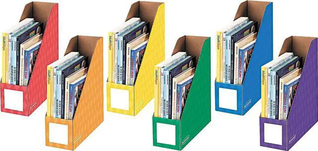 Alt view image 9 of 9 - Bankers Box 4" Magazine File Holders 3 PK/CT