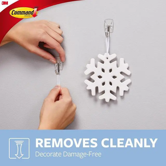 Alt view image 7 of 20 - Command 17067CLR-S40NA Clear Small Wire Hook, 40/Pack
