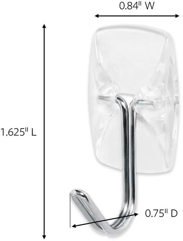 Alt view image 3 of 20 - Command 17067CLR-S40NA Clear Small Wire Hook, 40/Pack