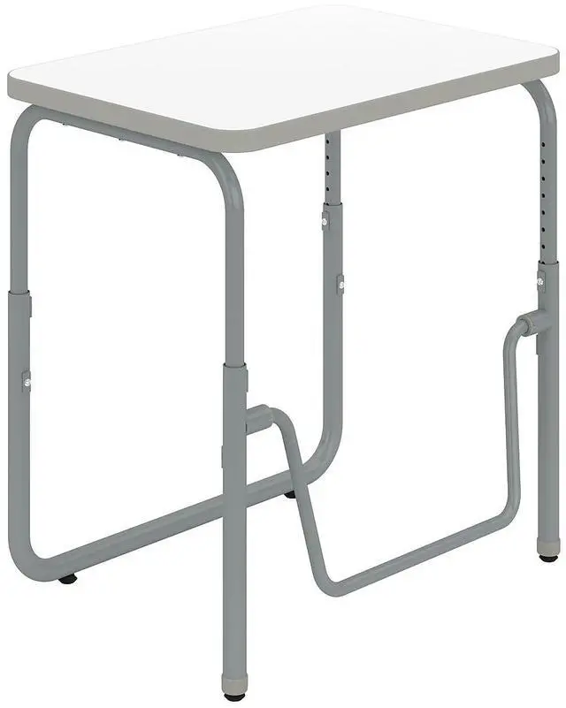 Alt view image 2 of 7 - Safco 1221DE AlphaBetter 2.0 Height-Adjust Student Desk with Pendulum Bar - 27.75 x 19.75 x 22 to 30 - Dry Erase