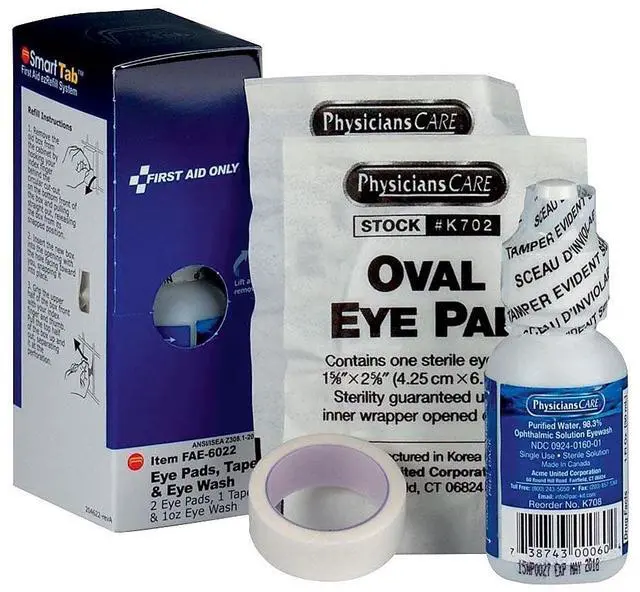 Alt view image 4 of 6 - First Aid Only First Aid Kit,Refill,Green-Misc,4 Comp  FAE-6022