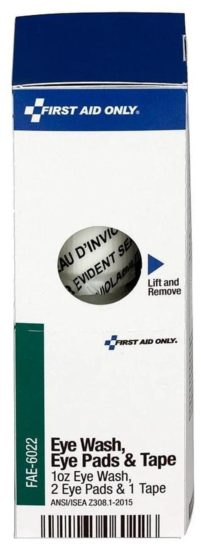 Alt view image 3 of 6 - First Aid Only First Aid Kit,Refill,Green-Misc,4 Comp  FAE-6022