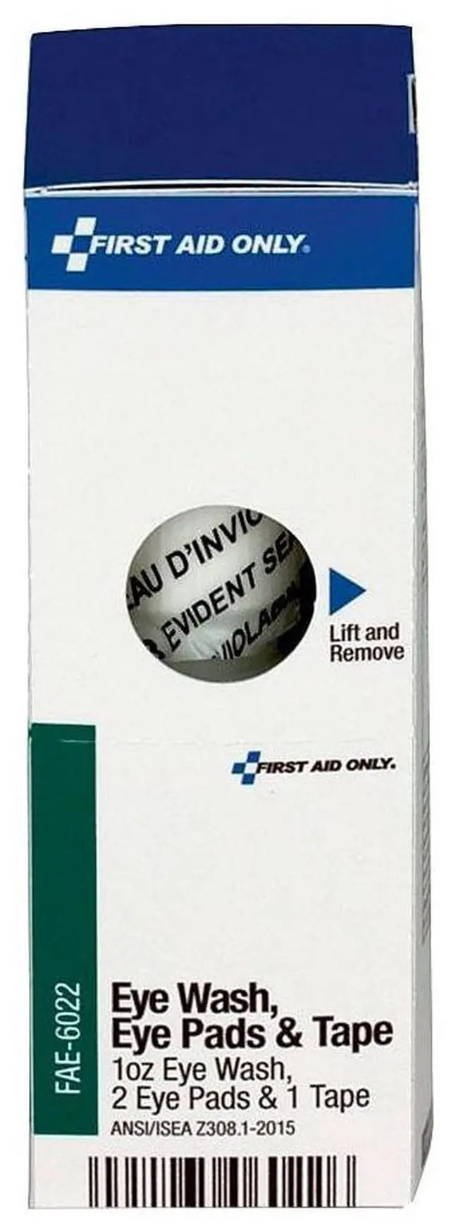 Alt view image 6 of 6 - First Aid Only First Aid Kit,Refill,Green-Misc,4 Comp  FAE-6022