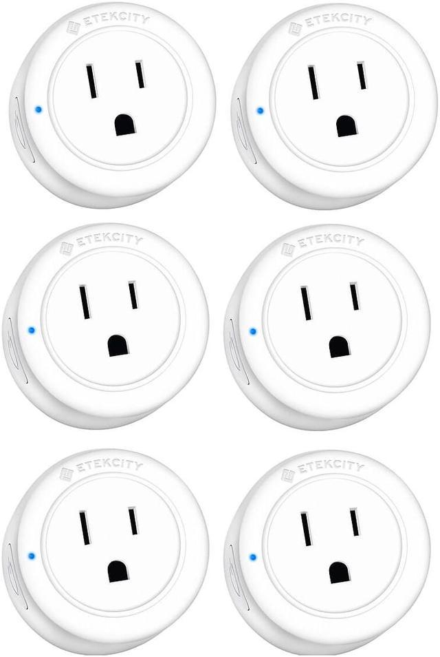 ETEKCITY Voltson WiFi Smart Plug White 6/Pack (EDESSPECSUS0023
