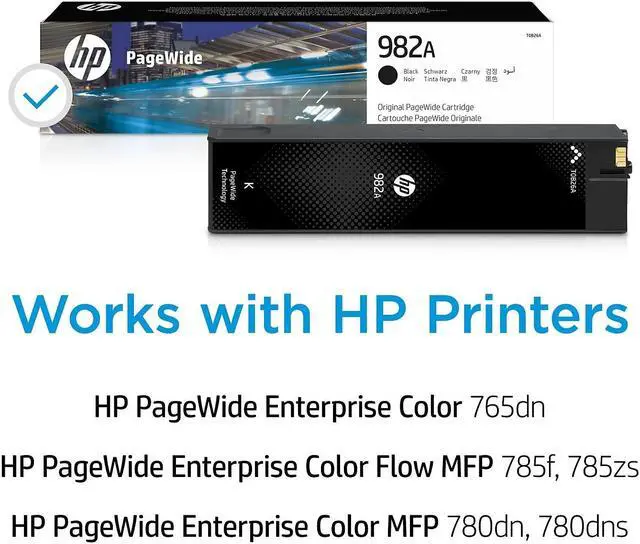 Alt view image 5 of 20 - HP 982A Ink Cartridge - Black