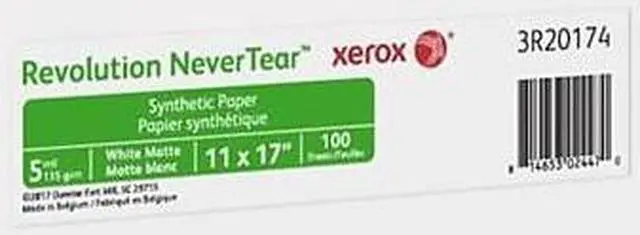 Alt view image 3 of 6 - XEROX 3R20174 5 mil Matte White Photo Paper