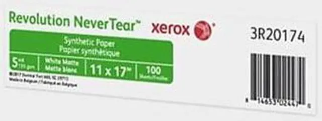 Alt view image 6 of 6 - XEROX 3R20174 5 mil Matte White Photo Paper