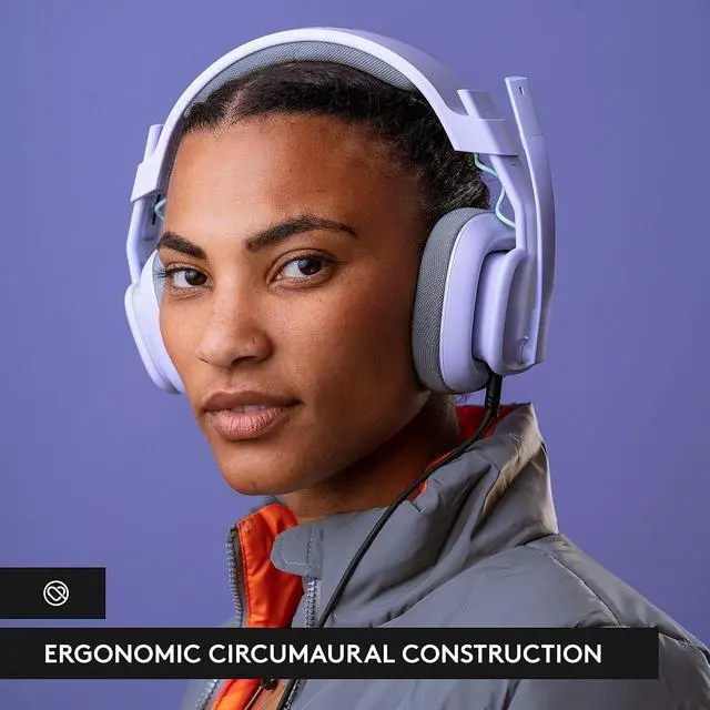 Alt view image 14 of 20 - ASTRO Gaming A10 Gen 2 Wired Headset for Xbox Series X|S, PC, PS5 & Nintendo Switch - Lilac