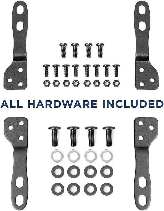 Alt view image 7 of 8 - Mount-It! VESA Mount Adapter Kit | TV Wall Mount Bracket Adapter Converts 75x75 and 100x100 mm Patterns to 200x100 and 200x200 mm