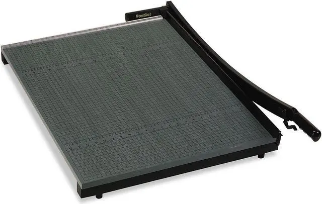 Alt view image 14 of 14 - Premier The Original Green Paper Trimmer 20 Sheets Wood Base 12 1/2"x 12" W12