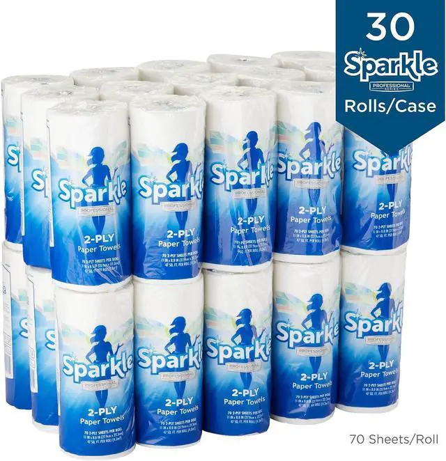Alt view image 9 of 11 - Georgia Pacific Sparkle Premium Roll Towels 70 Sheets/Roll
