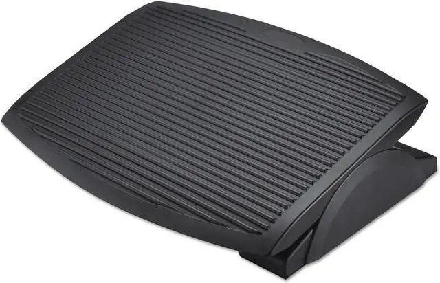 Alt view image 10 of 13 - Alera Ergo Tilt Footrest 13 3/4w x 17 3/4d x 3 3/8 to 5 1/8h Black FS312