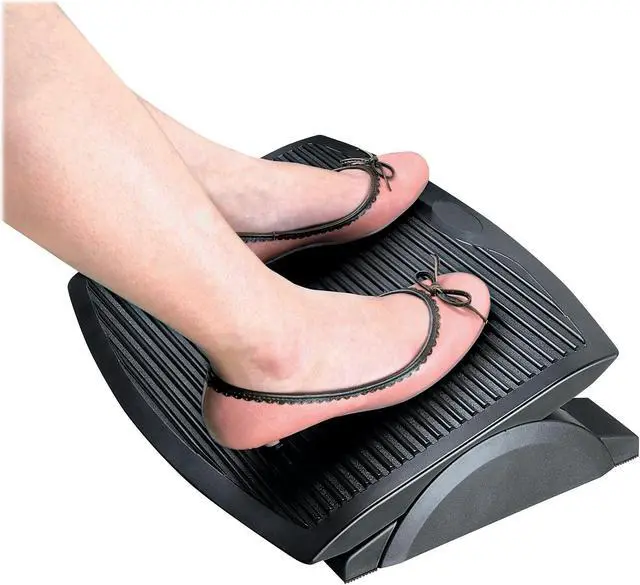 Alt view image 12 of 13 - Alera Ergo Tilt Footrest 13 3/4w x 17 3/4d x 3 3/8 to 5 1/8h Black FS312