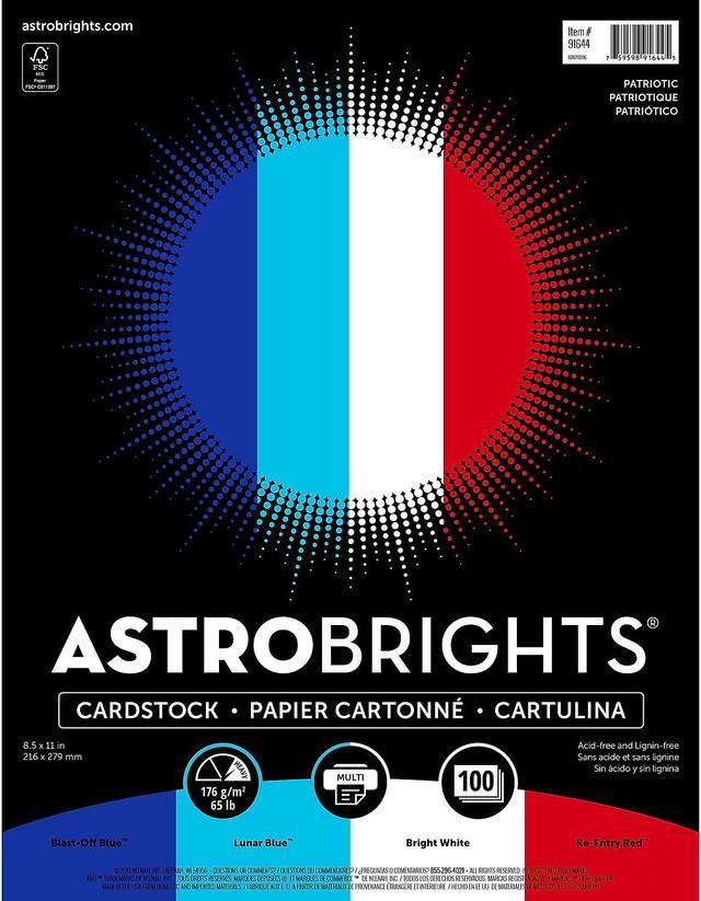 Astrobrights Cardstock Paper 65 lbs 8.5 x 91644 