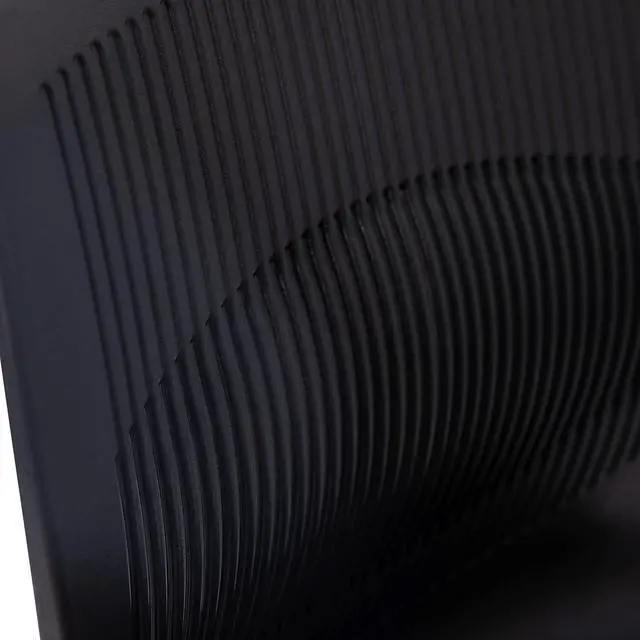 Alt view image 11 of 20 - HERCULES Series Commercial Grade 770 lb. Capacity Ergonomic Stack Chair with Lumbar Support and Silver Steel Frame - Black