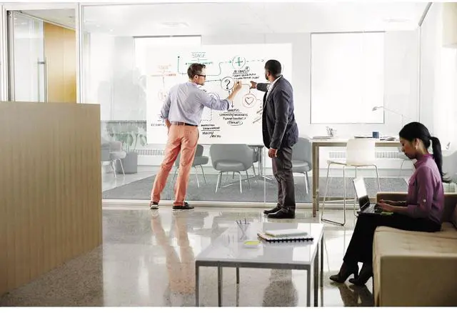 Alt view image 5 of 7 - MasterVision Value Lacquered Steel Magnetic Dry Erase Board 17 3/4 x 23 5/8 White Aluminum MA0207170