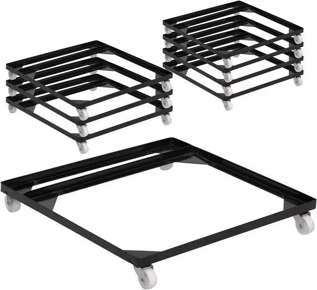 Alt view image 4 of 12 - FLASH FURNITURE 8-FD-BAN-CH-DOLLY-GG HERCULES Series Steel Stack Chair and