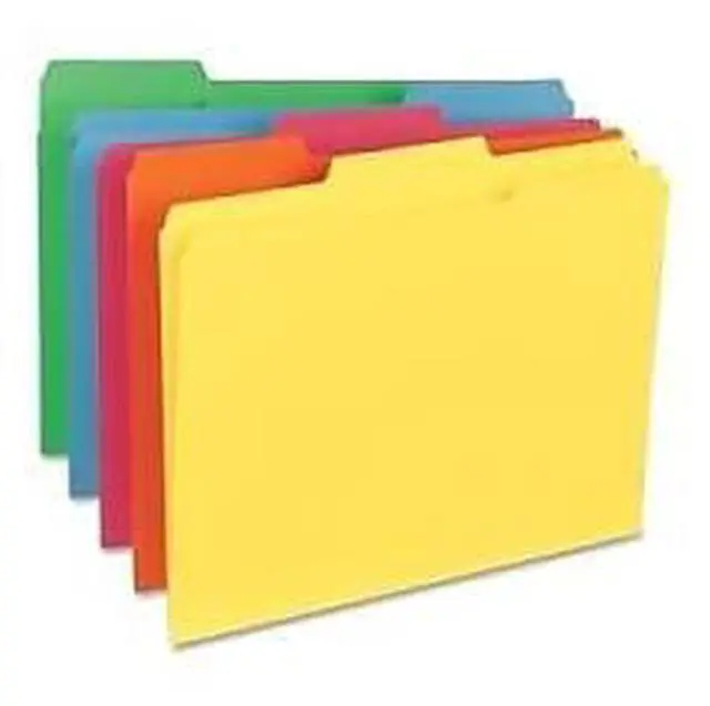Alt view image 4 of 5 - Sparco File Folder Ltr 11PT 1/3" Exp 100/BX AST SP21274